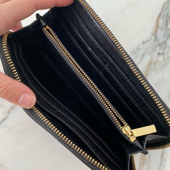 Tory Burch black leather wallet - Picture 4 of 4